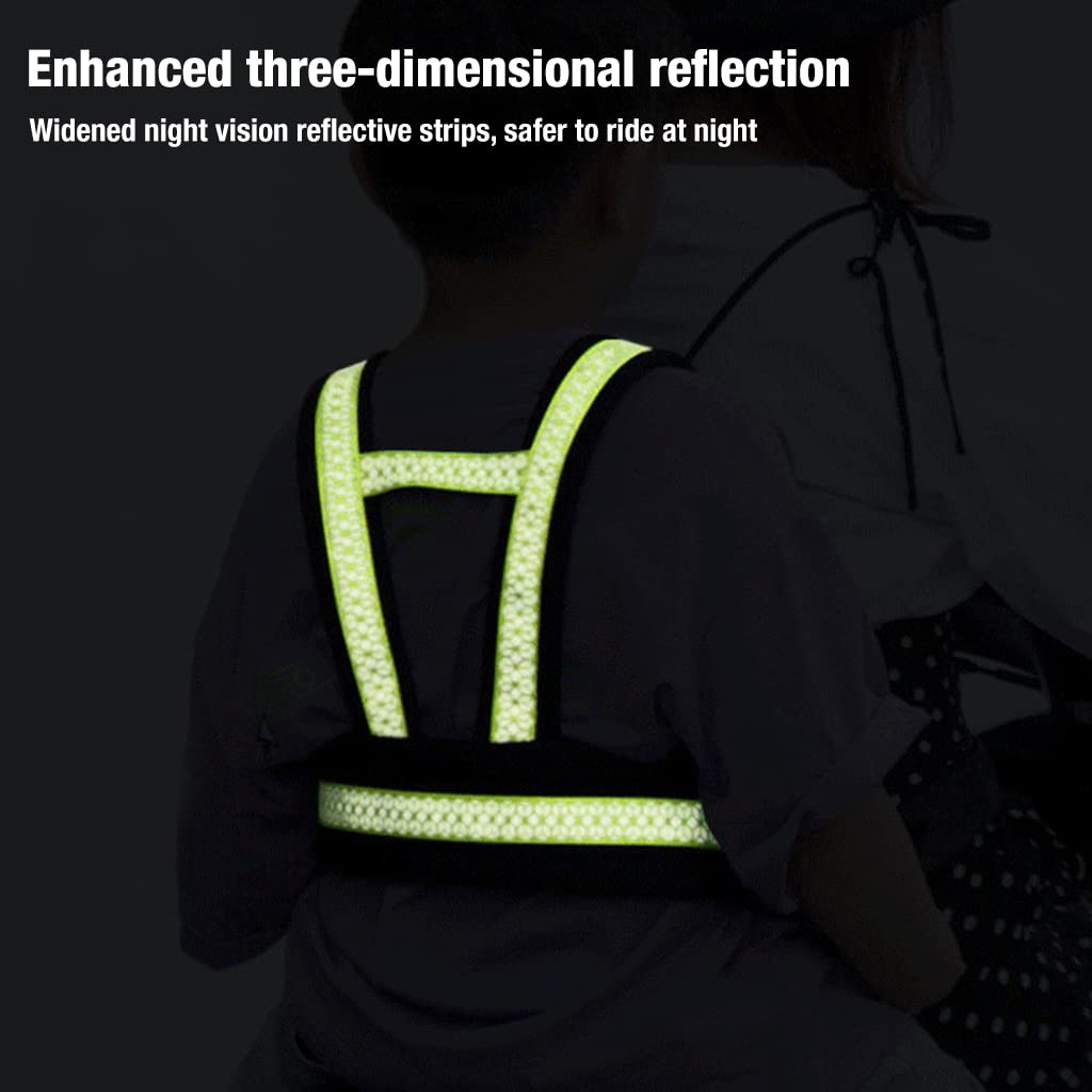 HASTHIP Portable Adjustable Kids Safety Belt for Two Wheeler with Reflective Strips,Children Motorcycle Harness for Bike,Kids Ride Strap,2 to 12 Years HASTHIP Portable Adjustable Kids Safety Belt for Two Wheeler with Reflective Strips,Children Motorcycle Harness for Bike,Kids Ride Strap,2 to 12 Years